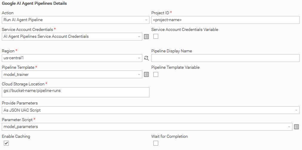 Configuration screenshot