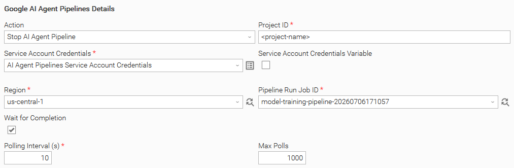 Configuration screenshot