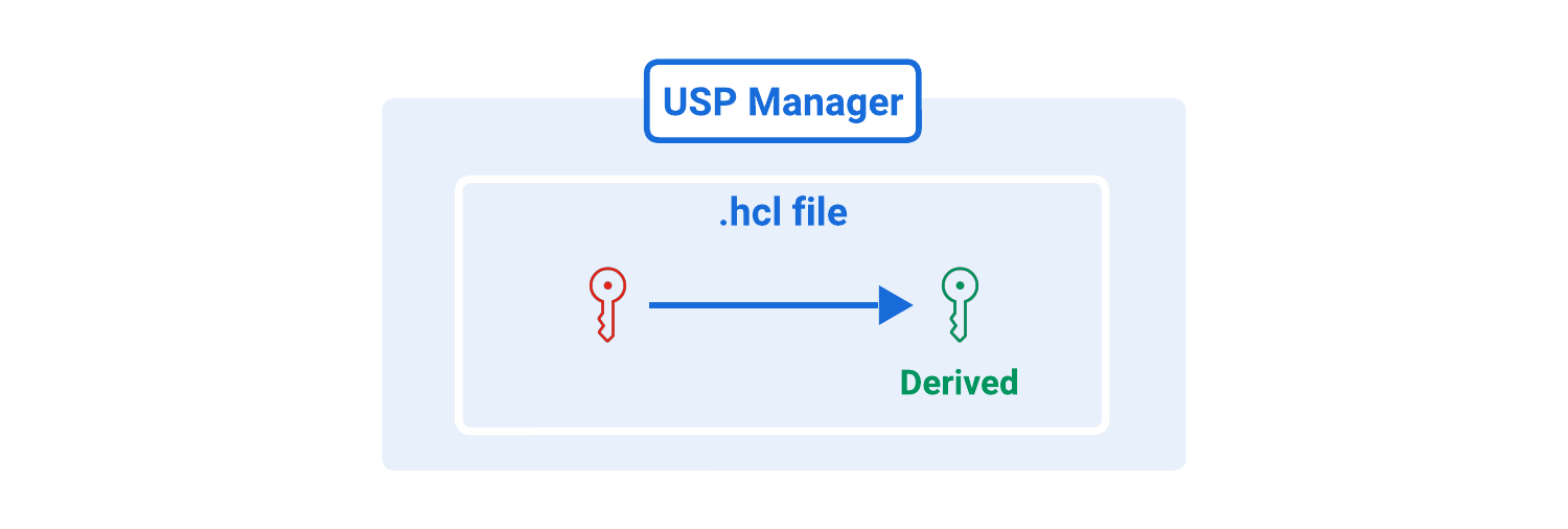 USP Manager Key for JWT Signing Diagram