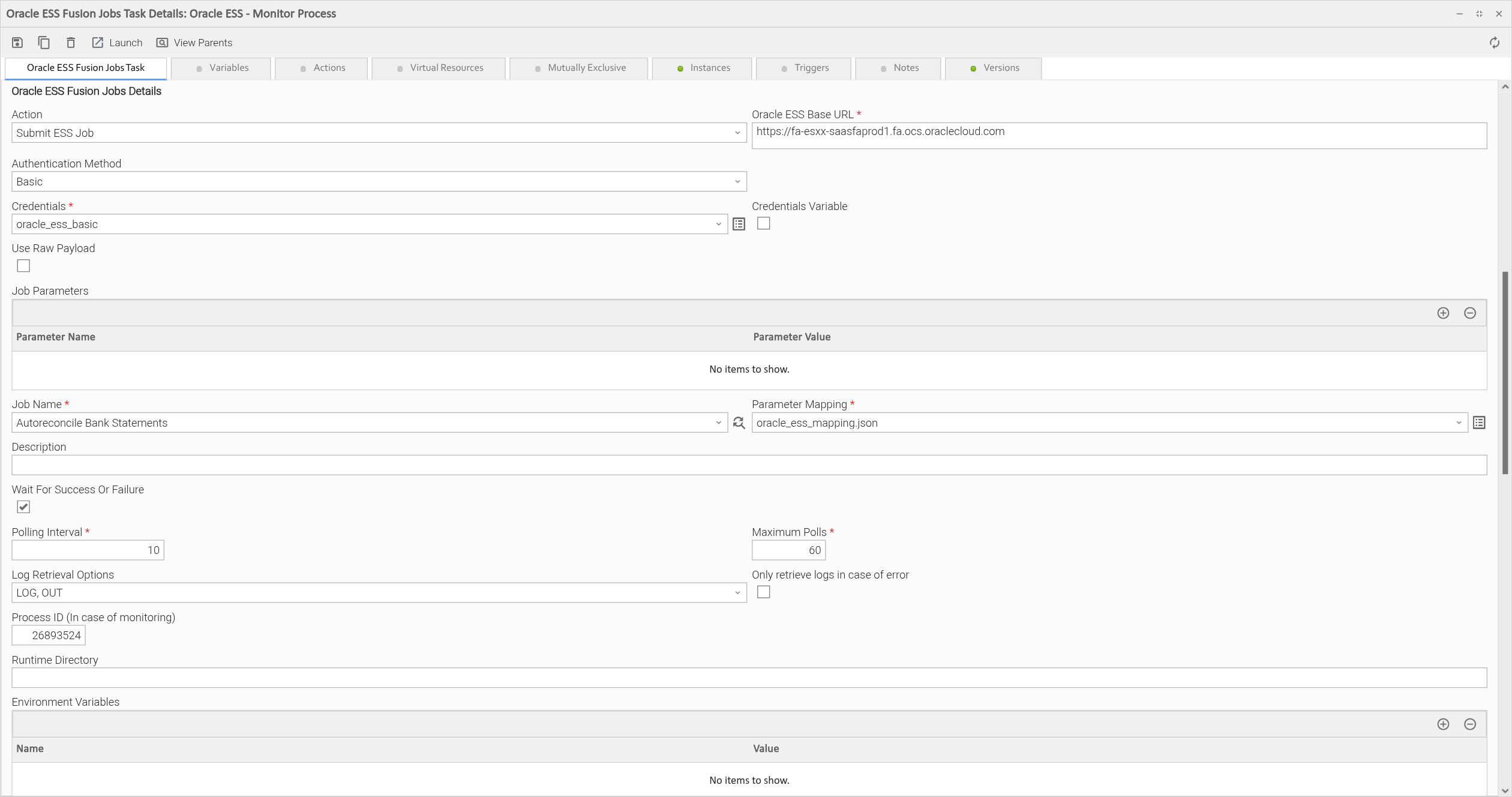 Monitor a job submitted earlier