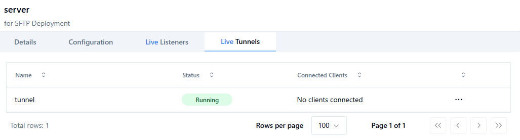 Live Listeners tab screenshot