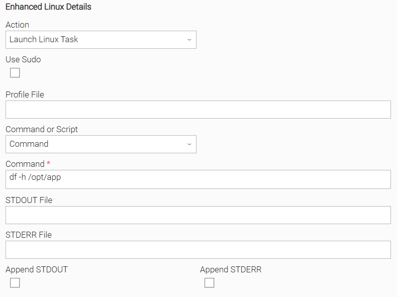 Configuration screenshot