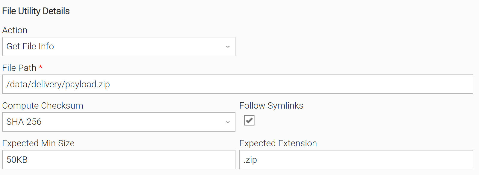 Configuration screenshot