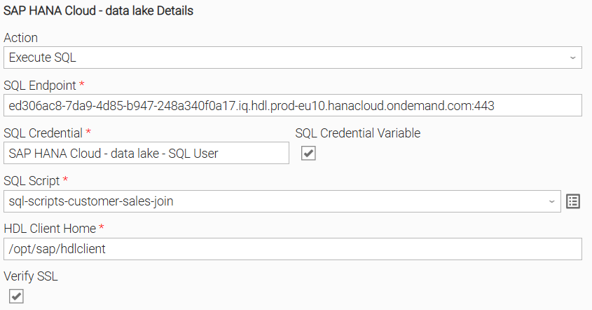 Configuration screenshot